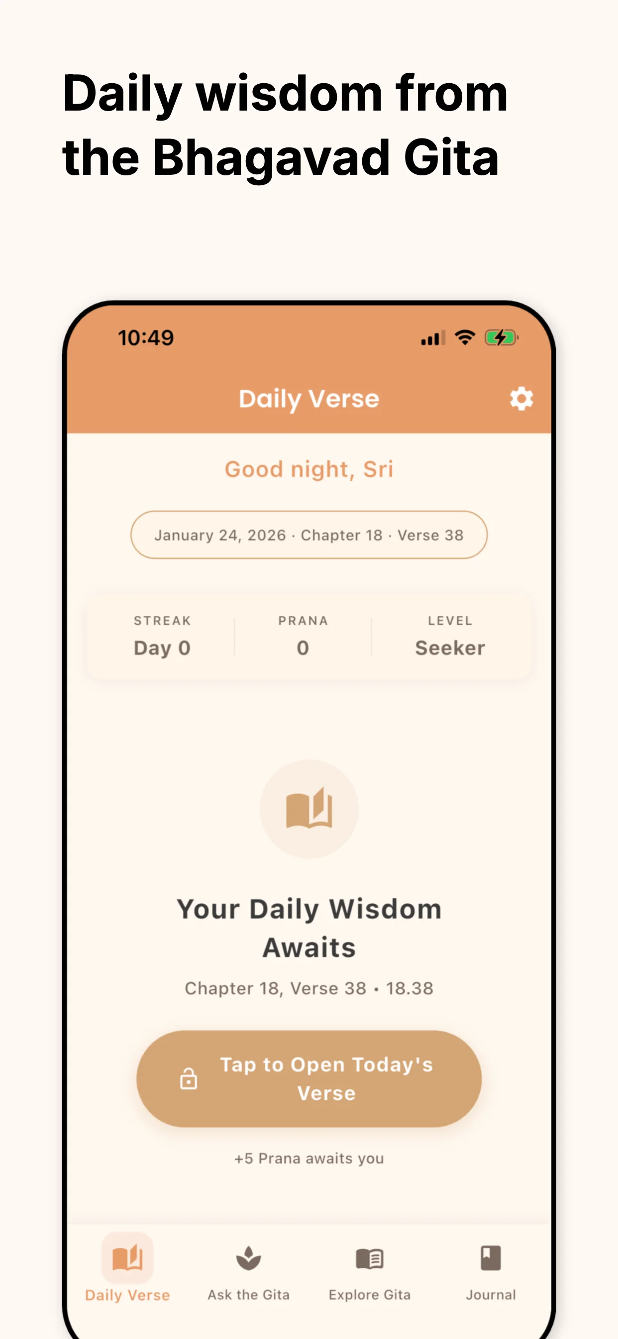Shloka App Screenshot